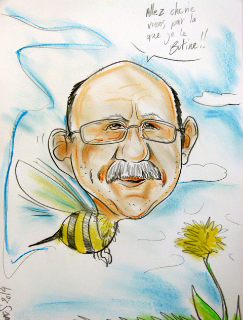 Caricature En abeille