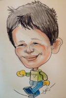 Caricature fan de lego