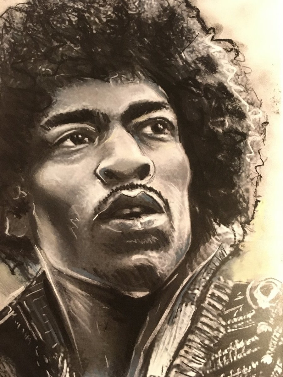 commande de portrait jimmy hendrix 