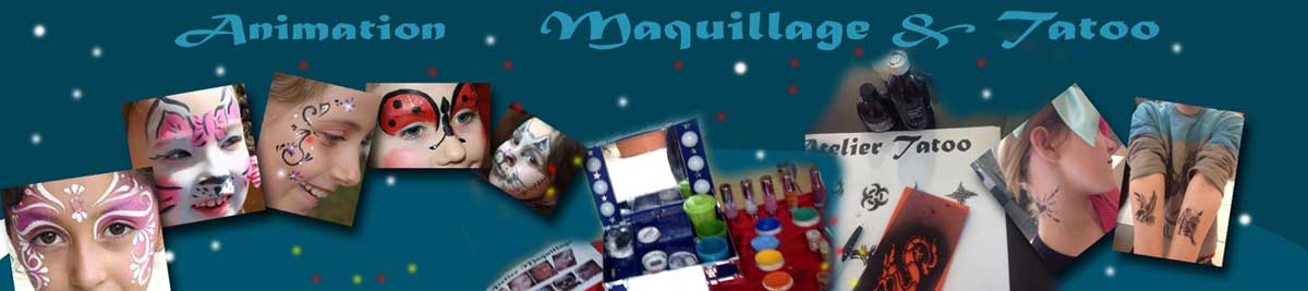 maquillage tatoo animation