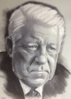 portrait dessin Jean Gabin