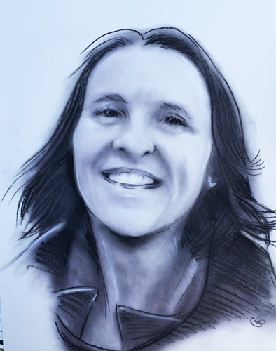 artiste peintre portrait fusain pastel toulouse