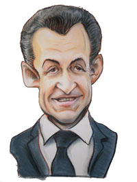 Caricature Nicolas Sarkozy