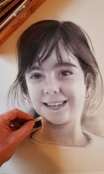 commander un portrait crayon noir et blanc on line