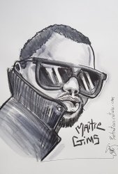 caricature_chanteur_français_Maitre_Gims