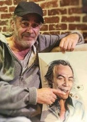 portrait dessin magicien jean pierre valarino
