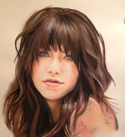 portrait couleur chanteur
