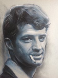 portrait dessin Belmondo