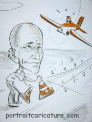 Caricature_Passioné_d_avion