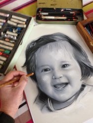 commande de dessin portrait d apres photo en ligne