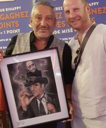 portrait caricature de Dany lary magicien