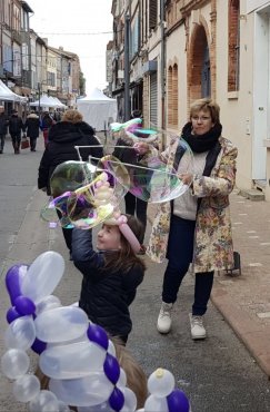 Animation bulles géantes vers montauban