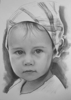 Portrait noir et blanc