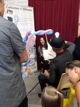 caricature pour une foire sur toulouse