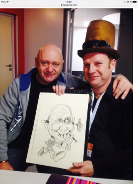 Caricature pour mon copain Dany Lary à toulouse