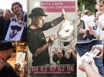 Magicien caricaturiste toulouse Occitanie & Nouvelle Aquitaine 