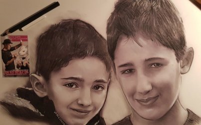 portrait d apres photo gers