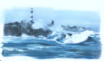peinture paysage mer