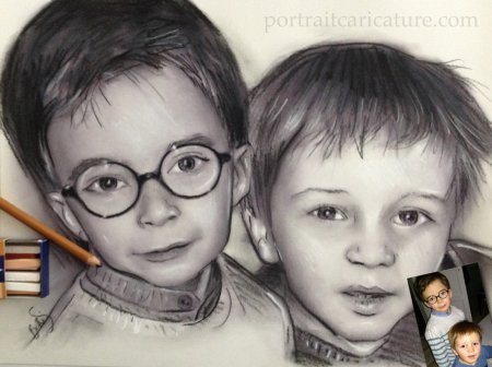 Portraits_enfants_fusain_portraitiste