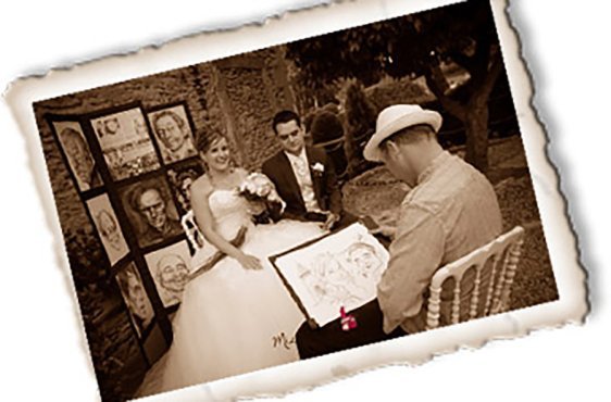 Caricature mariage à l'Isle Jourdain