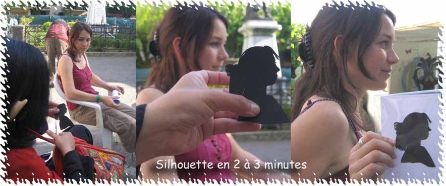 Silhouettiste en animation Sur toulouse